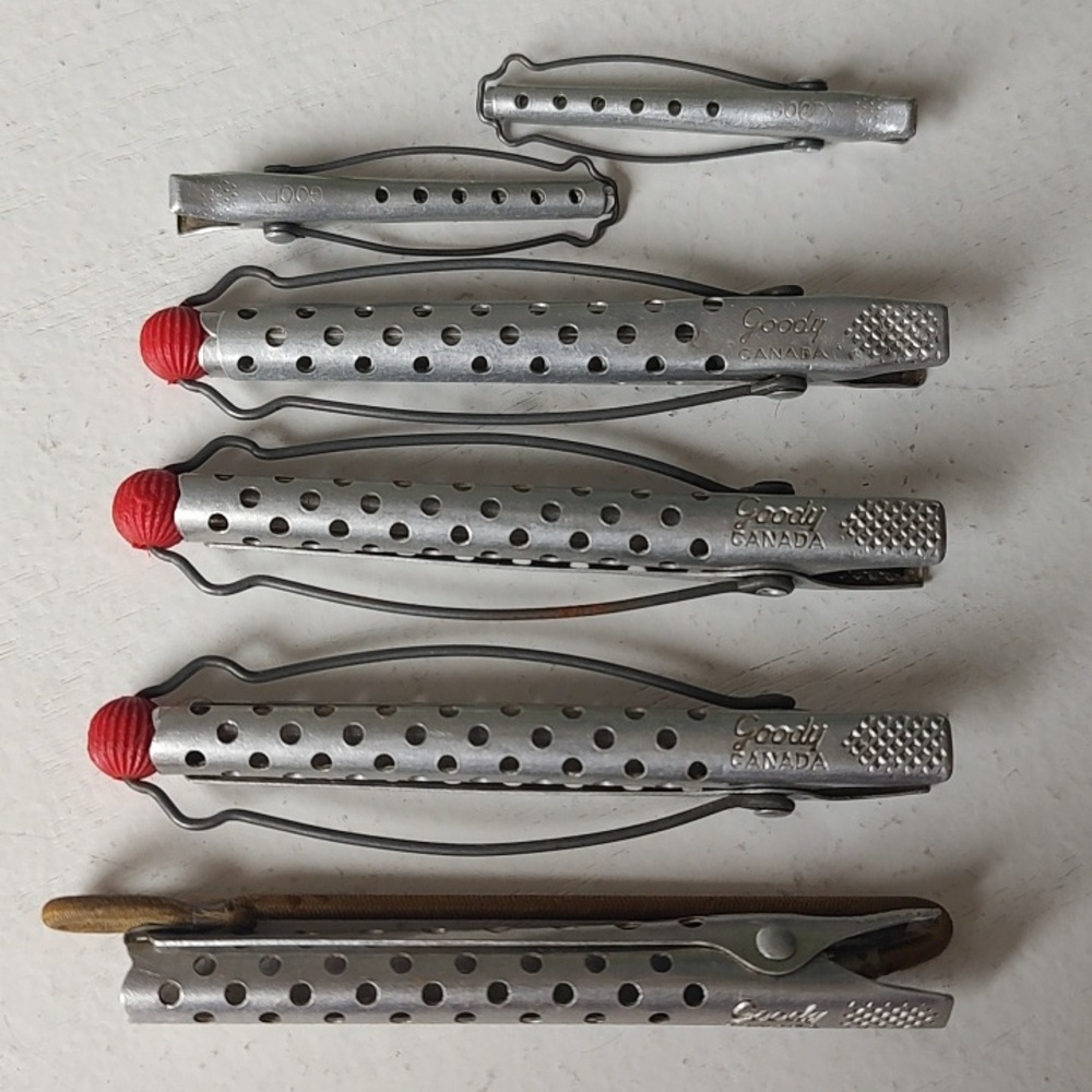 Bundle Of 6 Vintage Goody Hair Curlers